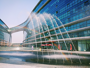 Seagull fountain